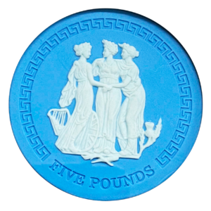 イギリス 2018年 WEDGWOOD 陶器硬貨